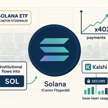 Is Solana Becoming a Regulated L1? Cantor Fitzgerald, x402 & Kalshi Explained – cover image