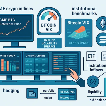 How CME’s Crypto Indices and a Bitcoin VIX Are Reshaping Hedging, Liquidity and Market Structure – cover image
