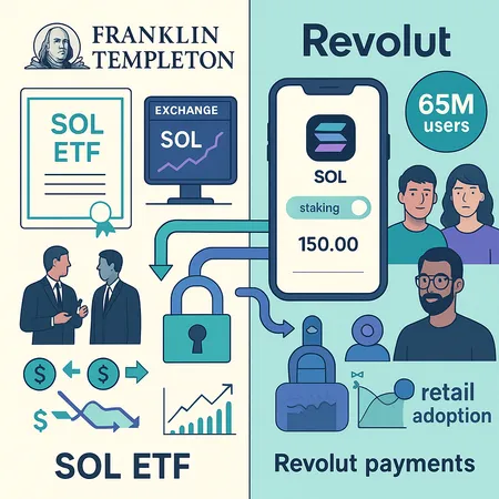 What Solana's First US ETF and Revolut's Native SOL Payments Mean for Adoption and Staking – cover image