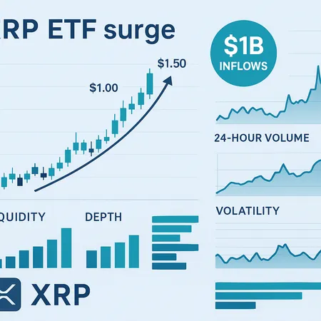 XRP ETFs Surpass $1B: What Rapid Inflows Mean for Liquidity, Price Discovery and Volatility – cover image