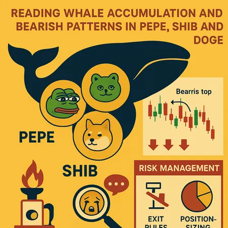 Meme coin mania: reading whale accumulation and bearish patterns in PEPE, SHIB and DOGE – cover image