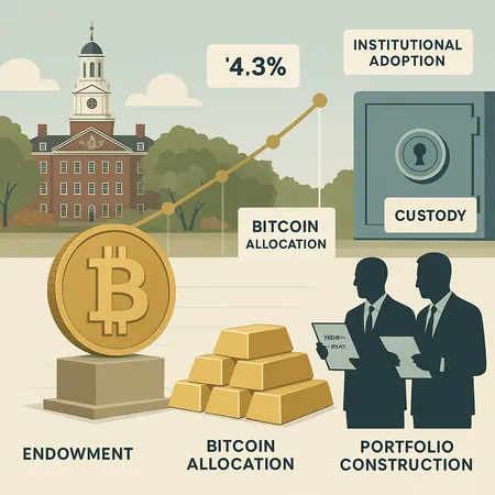 What Harvard’s $443M Bitcoin Move Means for Endowments and Institutional Portfolios – cover image