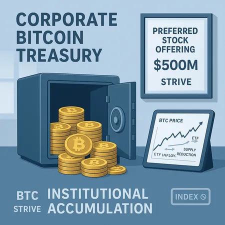 What Strive’s $500M Preferred-Stock Push Says About Corporate Bitcoin Treasuries – cover image