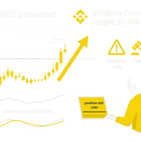 Scrutinizing the $1,100 BNB Breakout Call: Technical Proof, Liquidity Reality, and Risk Controls – cover image