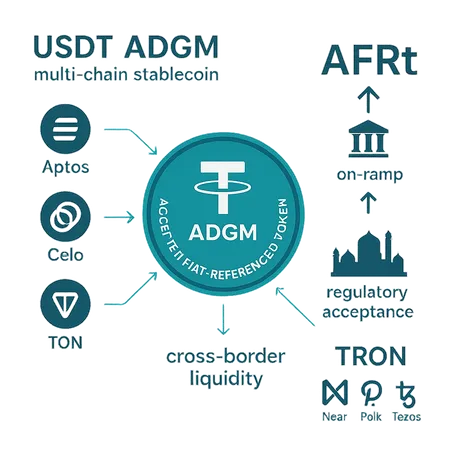 USDT ADGM: What Abu Dhabi’s AFRt Status Means for Multi‑Chain Liquidity and Regional On‑Ramps – cover image