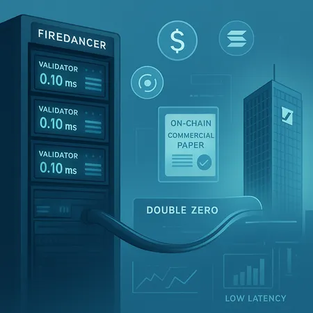 Solana’s Infrastructure Sprint: Firedancer, Dedicated Fiber, and JPMorgan’s On‑Chain Commercial Paper – cover image