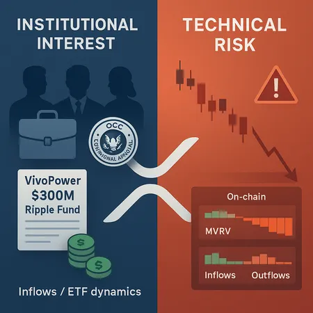 XRP at a Crossroads: Institutional Momentum vs. Mounting Technical Risk – cover image