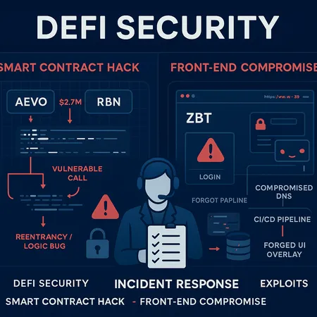 DeFi Security Post-Mortem: Lessons from the Aevo (Ribbon) $2.7M Drain and Zerobase Front-End Takeover – cover image