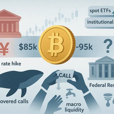 Why Bitcoin Is Stuck Between $85k–$95k: Macro Risks, ETF Demand, and Whale Options – cover image