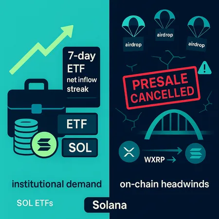 Why Institutions Keep Buying Solana ETFs While SOL Faces On‑Chain Headwinds – cover image