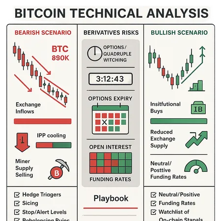 Bitcoin: $80K Risk vs. Compression Breakout — An Evidence-Based Playbook – cover image