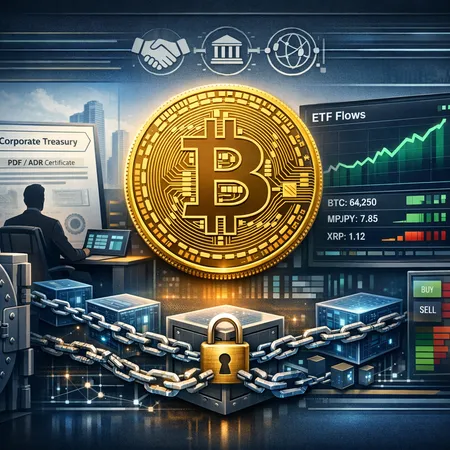 Institutional Bitcoin in Late 2025: Fear, ADRs, Custody and the New Market Layer – cover image