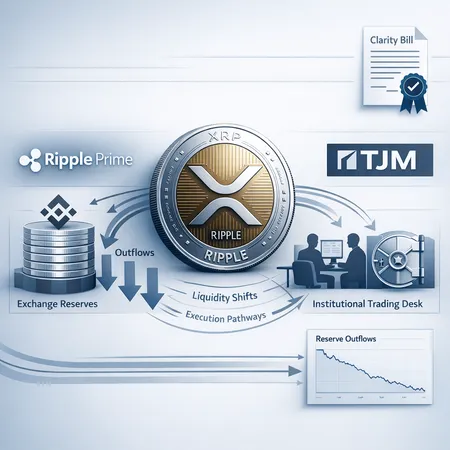 XRP’s Road to Institutional Revival: Ripple Prime, TJM, Clarity Bill and Exchange Liquidity Shifts – cover image