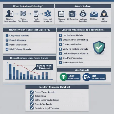 Address Poisoning and Exchange Deposit Risks: A Practical Security Primer After the $50M USDT Theft – cover image