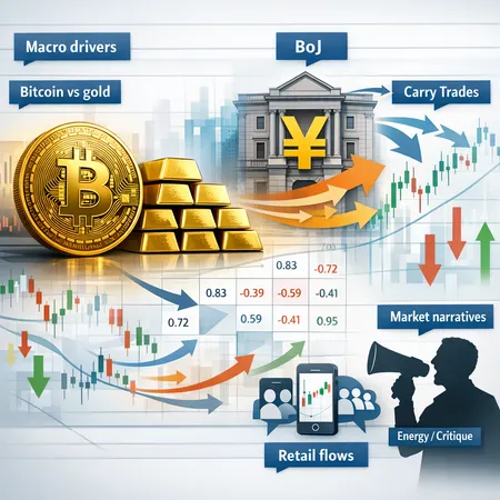 Macro Narratives vs. Market Reality: Bitcoin, Gold, BoJ and Retail Flows Heading into 2026 – cover image