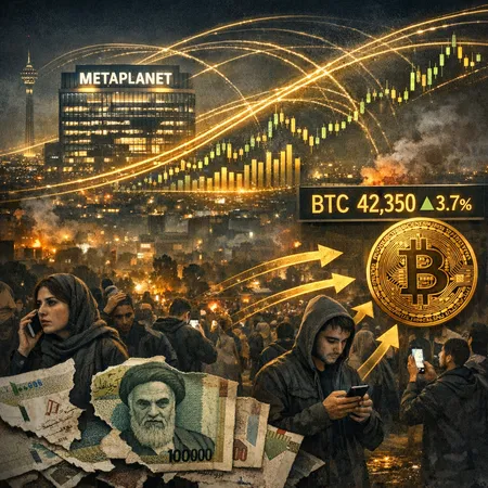 Bitcoin as an Emerging‑Market Hedge: Iran’s Rial, On‑Chain Flows, and Institutional Bids (2025–26) – cover image
