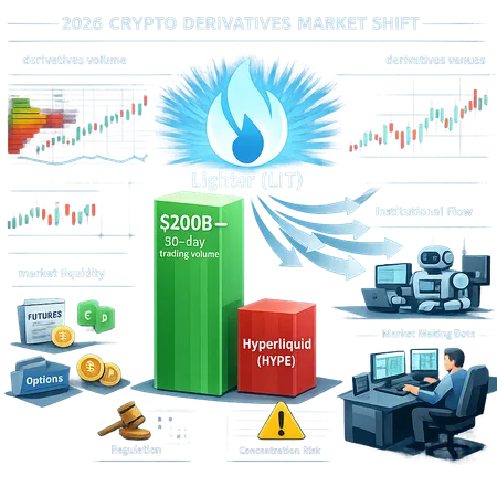 Lighter's Meteoric Rise: What ~$200B in 30‑Day Volume Means for Derivatives Markets – cover image