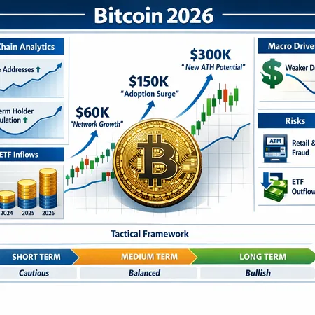 Bitcoin 2026: An Integrated Forecast from ETF Flows, On‑Chain Signals and Macro Drivers – cover image