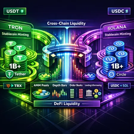 Why Tether and Circle Are Minting on Tron and Solana — The Cross‑Chain Stablecoin Surge – cover image