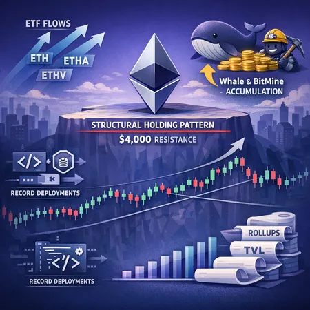 Why Ethereum Is Stuck in a 2026 Holding Pattern: ETF Noise vs. Structural Growth – cover image
