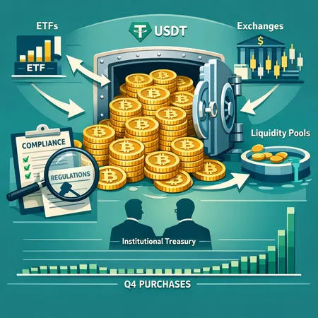 Tether’s Year‑End BTC Push: Implications for Liquidity, Treasuries & Regulation – cover image