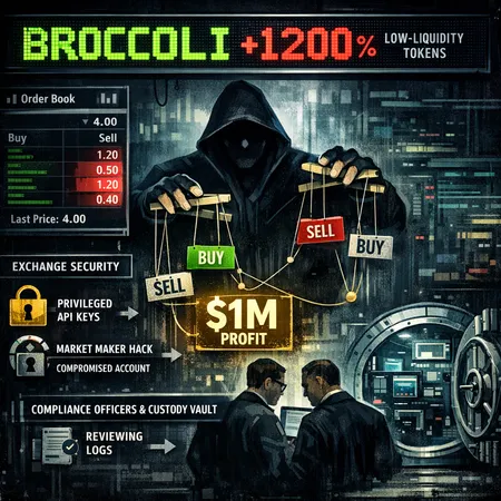 Inside the BROCCOLI Incident: How a Market-Maker Account Compromise Turned Into a $1M Trade and What Exchanges Should Fix – cover image
