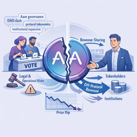 Dissecting the Aave Governance Clash and the Founder’s Revenue-Sharing Proposal – cover image