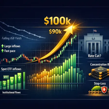 Why Spot-ETF Inflows, Macro Tailwinds and Market Structure Are Pushing Bitcoin Toward $100K – cover image