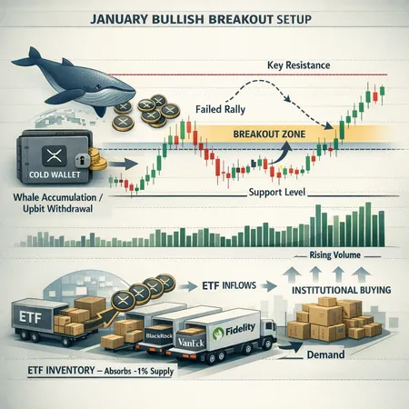 Why XRP’s January Strength Matters: Whale Accumulation, ETF Inflows and the Breakout Setup – cover image
