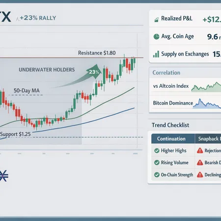 STX’s 23% Rally: On‑Chain Psychology, Snapback Risk, and a Practical Trading Checklist – cover image