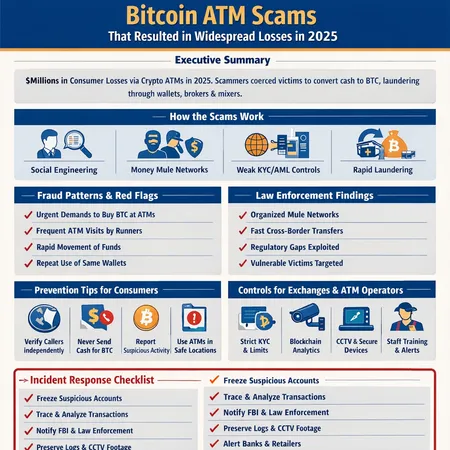 Inside the $333M Bitcoin ATM Scam Wave: A Practical Guide for Security, Compliance, and Consumers – cover image