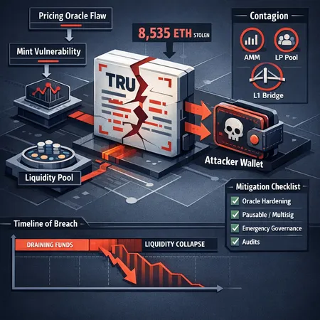 Post-mortem: Truebit (TRU) exploit that drained ~8,535 ETH — technical analysis & remediation – cover image