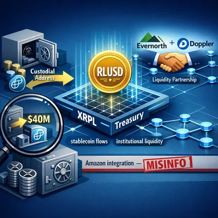 Reading Ripple’s Treasury Moves: RLUSD $40M, Gemini Rails, and Evernorth’s Institutional Play – cover image
