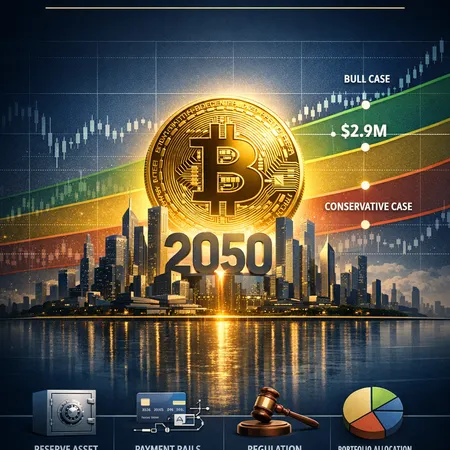 Evaluating VanEck’s $2.9M Bitcoin-by-2050 Claim: Assumptions, Scenarios and Allocation Playbook – cover image