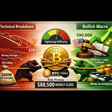 Bitcoin Tug-of-War: $70k Breakdown vs. $90k+ Political Rally — What Traders Should Do – cover image