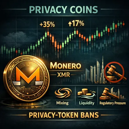 Monero’s Rally and the Privacy-Coin Crossroads: Momentum, Markets, and Regulatory Risk – cover image
