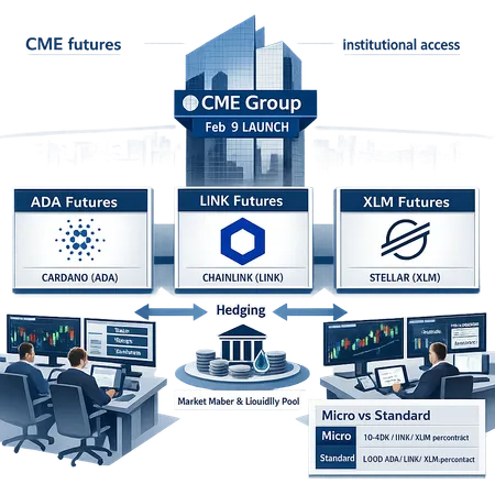 CME Adds ADA, LINK and XLM Futures — A Practical Guide for Traders and Funds – cover image