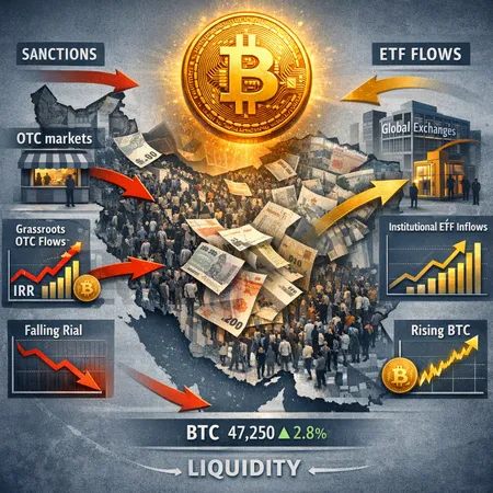 Bitcoin in Crisis: Iran’s Case and the Tug of Geopolitics vs. Institutional Flows – cover image