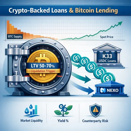 K33’s USDC Loans Against BTC: What Institutional-Style Crypto-Backed Lending Means for Liquidity and Risk – cover image
