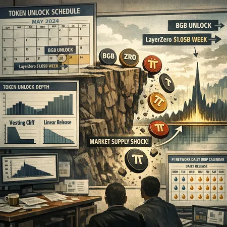 Why Token Unlock Schedules Keep Breaking Markets: Lessons from BGB, LayerZero and Pi – cover image