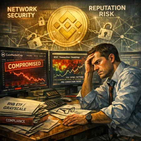 BNB Chain's Brand-Security Breach: What the CoinMarketCap Incident Reveals About Ecosystem Risk – cover image