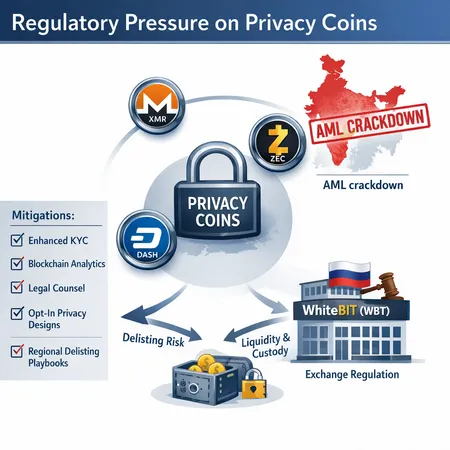 Privacy Coins Under Pressure: India’s AML Push, Exchange Geopolitics, and Practical Mitigations – cover image
