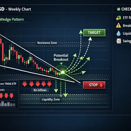 Dogecoin: Weighing TDOG ETF Flows Against a Weekly Falling Wedge Breakout – cover image