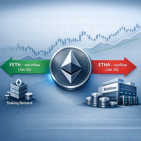 Ethereum ETF Flows, Staking, and BitMine: What Jan 26 Reveals About ETH Price Discovery – cover image