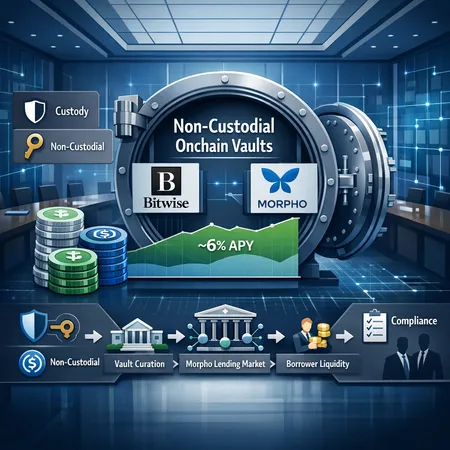 Why Bitwise’s Non‑Custodial On‑Chain Vaults on Morpho Matter for Institutional DeFi Adoption – cover image