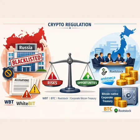 Where to Base Crypto Operations: Lessons from Russia’s WhiteBIT Blacklist and Japan’s Bitcoin Treasury Push – cover image