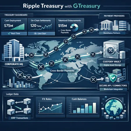 Ripple Treasury: How GTreasury Acquisition Rewires Corporate Cash and Cross‑Border Liquidity – cover image