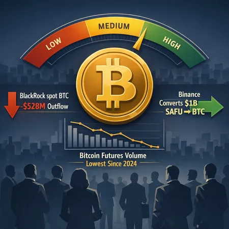 Shifting Institutional Flows: What ETF Outflows and Falling Futures Volume Mean for Bitcoin – cover image