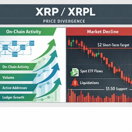 XRP’s On‑Chain Surge vs. Price Crash: Explaining the Disconnect and What Traders Should Watch – cover image