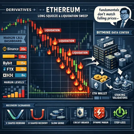 Ethereum Long‑Squeeze vs. BitMine Accumulation: Dissecting the Derivatives Shock and Recovery Paths – cover image